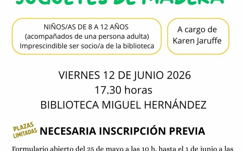 Las Bibliotecas de Villena celebran el Día del Juego Infantil con actividades lúdicas y literarias