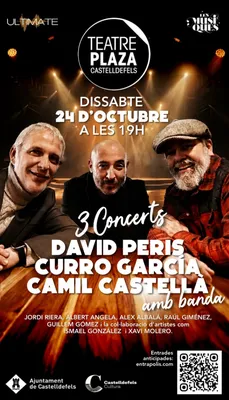 Tres artistas locales de Castelldefels unen talento en un concierto único en el Teatre Plaza