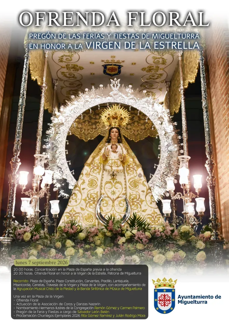 Miguelturra celebra la Ofrenda Floral y el inicio de sus Fiestas Patronales