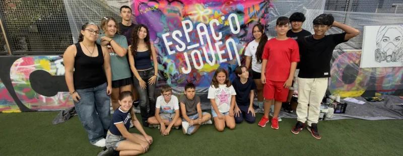Taller de graffiti en Adeje fomenta la creatividad juvenil