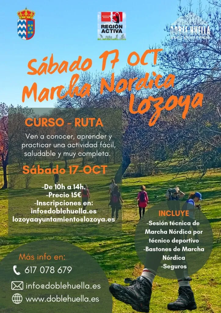 Marcha nórdica y puentes medievales: una ruta otoñal por la Dehesa de Lozoya