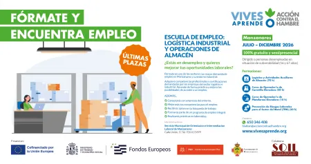 Manzanares y Acción contra el Hambre unen fuerzas en una Escuela de Empleo de logística
