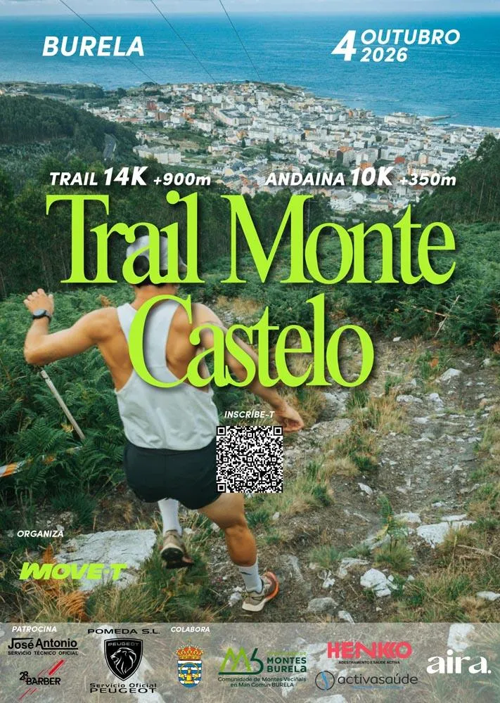 Burela celebra el Trail Monte Castelo el 4 de octubre con dos recorridos