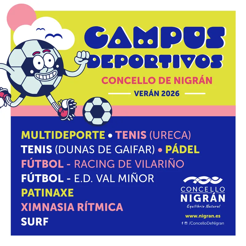 Nigrán impulsa el deporte local y colabora con entidades y deportistas