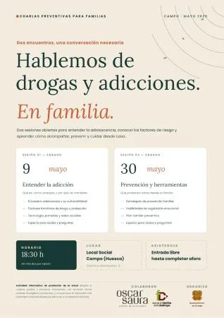 Campo celebra una charla sobre prevención de drogas y adicciones