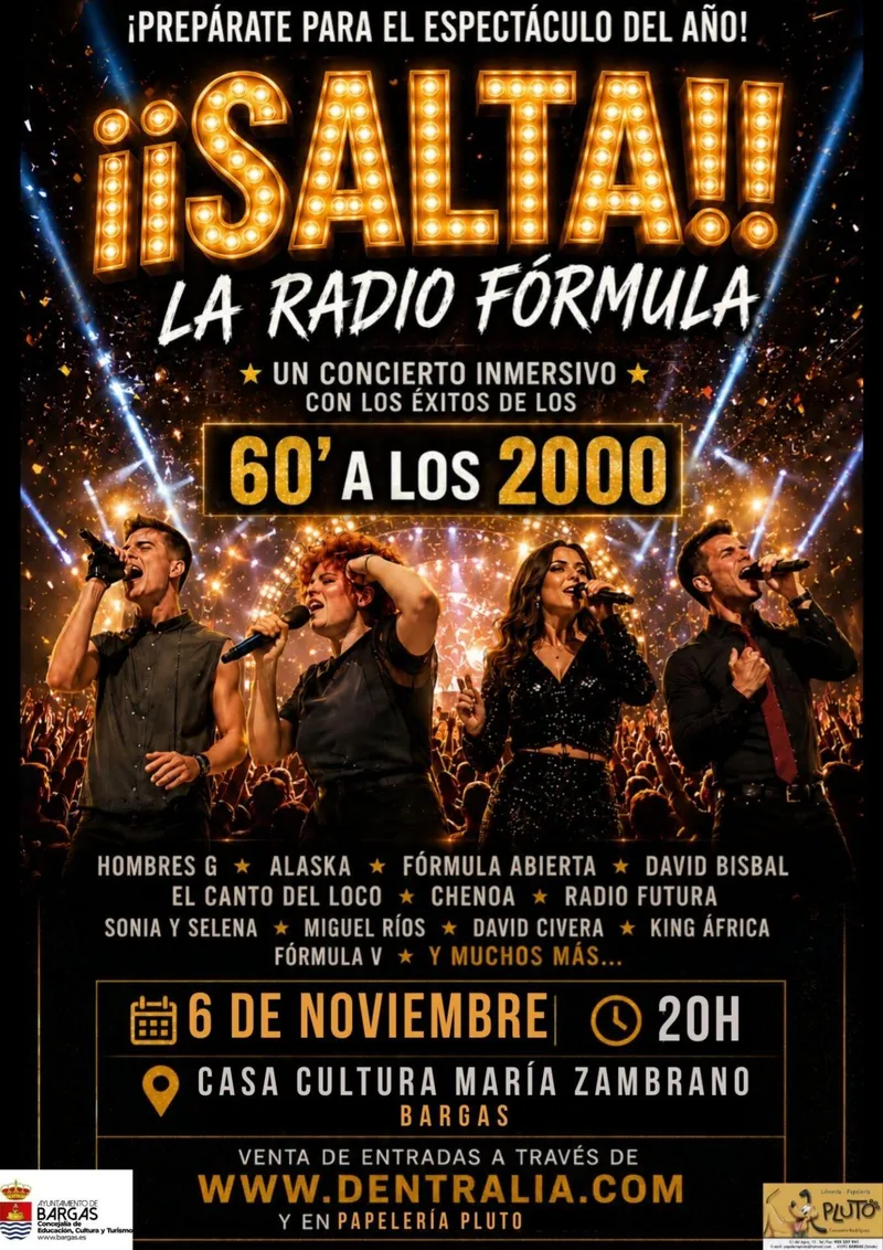 La Casa de Cultura María Zambrano acoge el concierto «¡Salta! La Radio Fórmula»