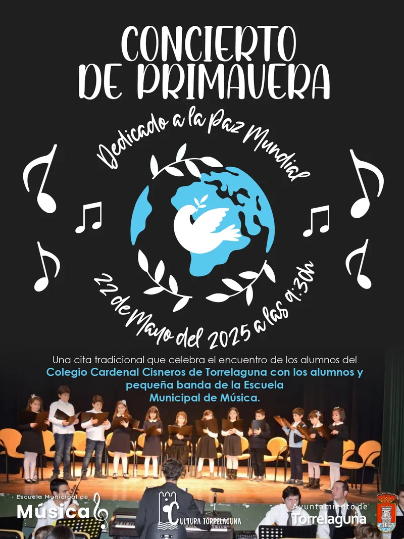 Torrelaguna celebra su Concierto de Primavera con la Paz Mundial como lema