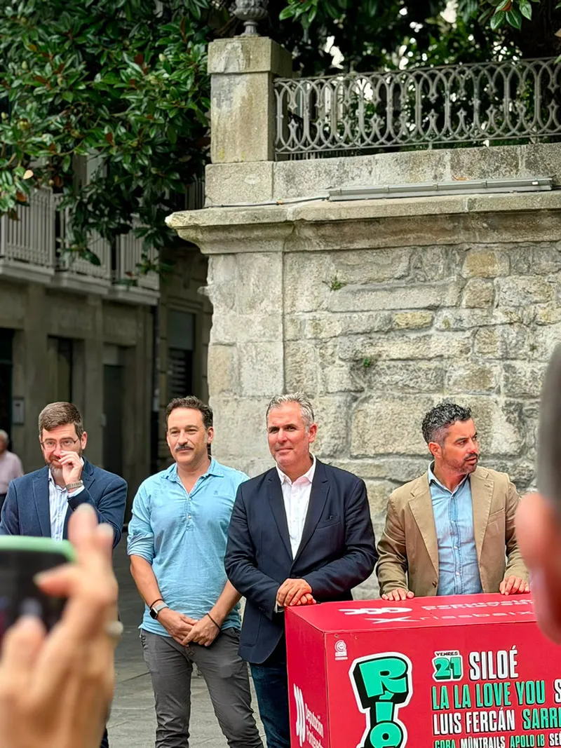 Rafa Domínguez resalta el Río Verbena Fest como clave para la capitalidad cultural de Pontevedra