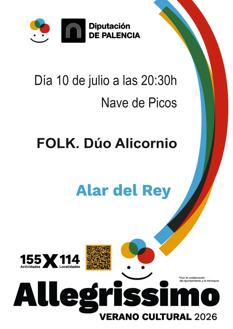 Alar del Rey acoge el concierto de Dúo Alicornio dentro del ciclo cultural Allegriissimo