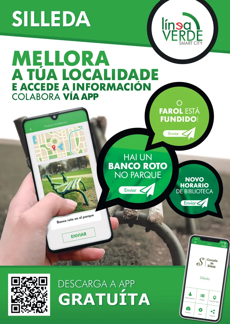 Silleda estrena app para comunicar incidencias municipales y recibir información