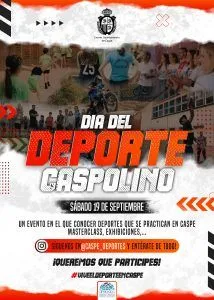 Caspe celebra el Día del Deporte con solidaridad y actividades para todos