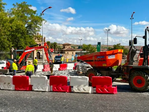 Toledo inicia la renovación de calzadas y aceras en el barrio de Santa Bárbara