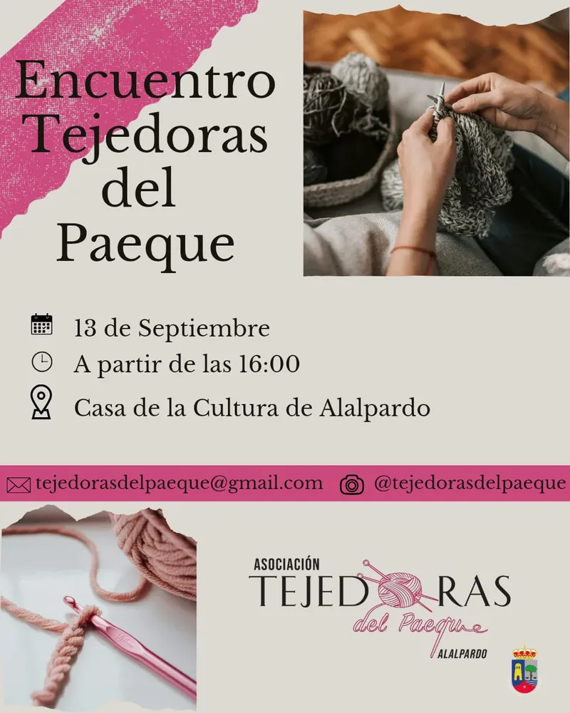 Las Tejedoras del Paeque retoman sus encuentros mensuales en Alalpardo