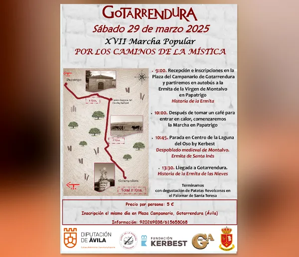 Gotarrendura acoge la ruta mística el 29 de marzo de 2025