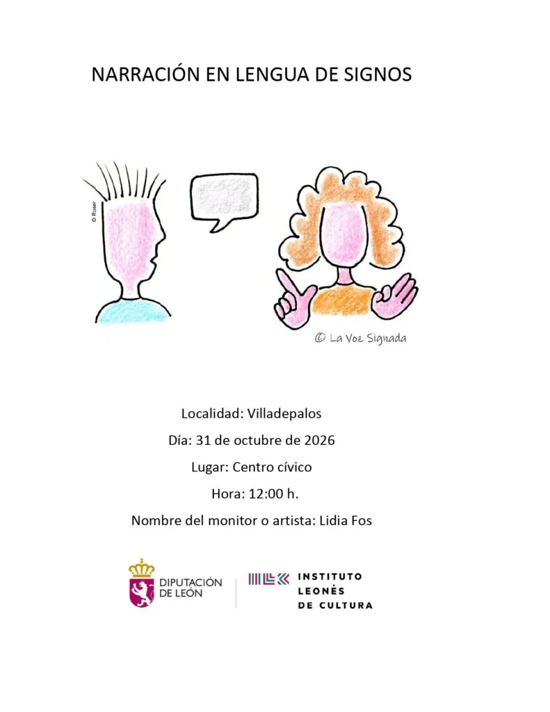 Villadepalos acoge un taller sobre lengua de signos para contar historias