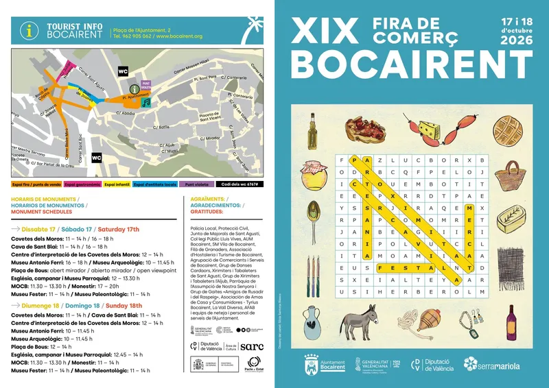 Bocairent celebra su XIX Fira Comerç con un amplio programa de actividades