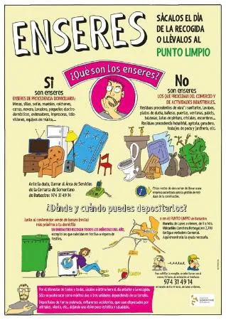 Ilche recuerda el servicio de recogida de enseres del primer miércoles de mes