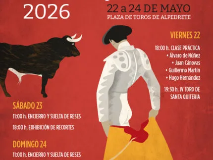 Alpedrete celebra las Fiestas Taurinas de Santa Quiteria con encierros y exhibiciones