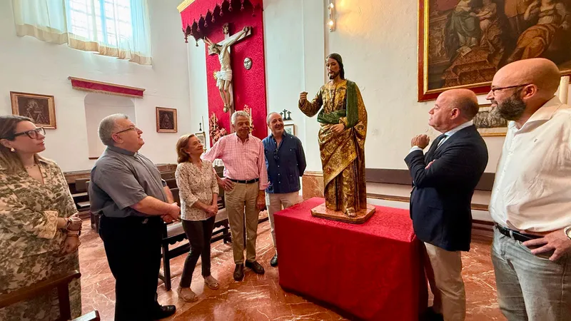 Restaurada una talla de San José del siglo XVII en Antequera