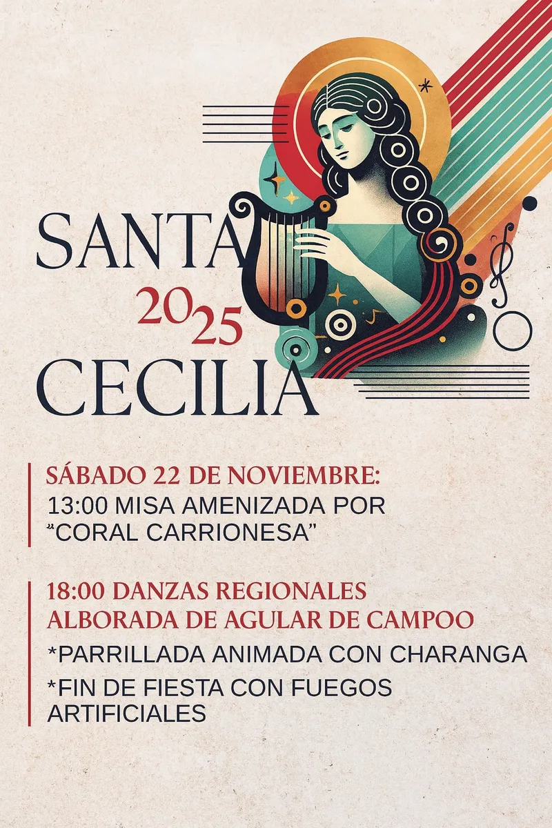 Espinosa de Villagonzalo celebra la festividad de Santa Cecilia en 2025