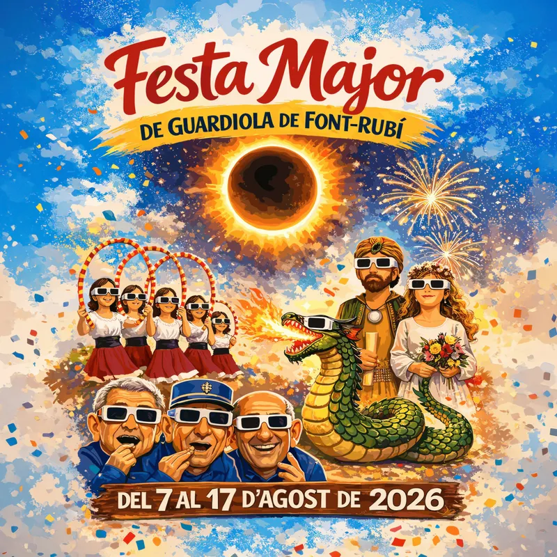 Font-rubí anuncia el programa de la Festa Major de Guardiola 2026