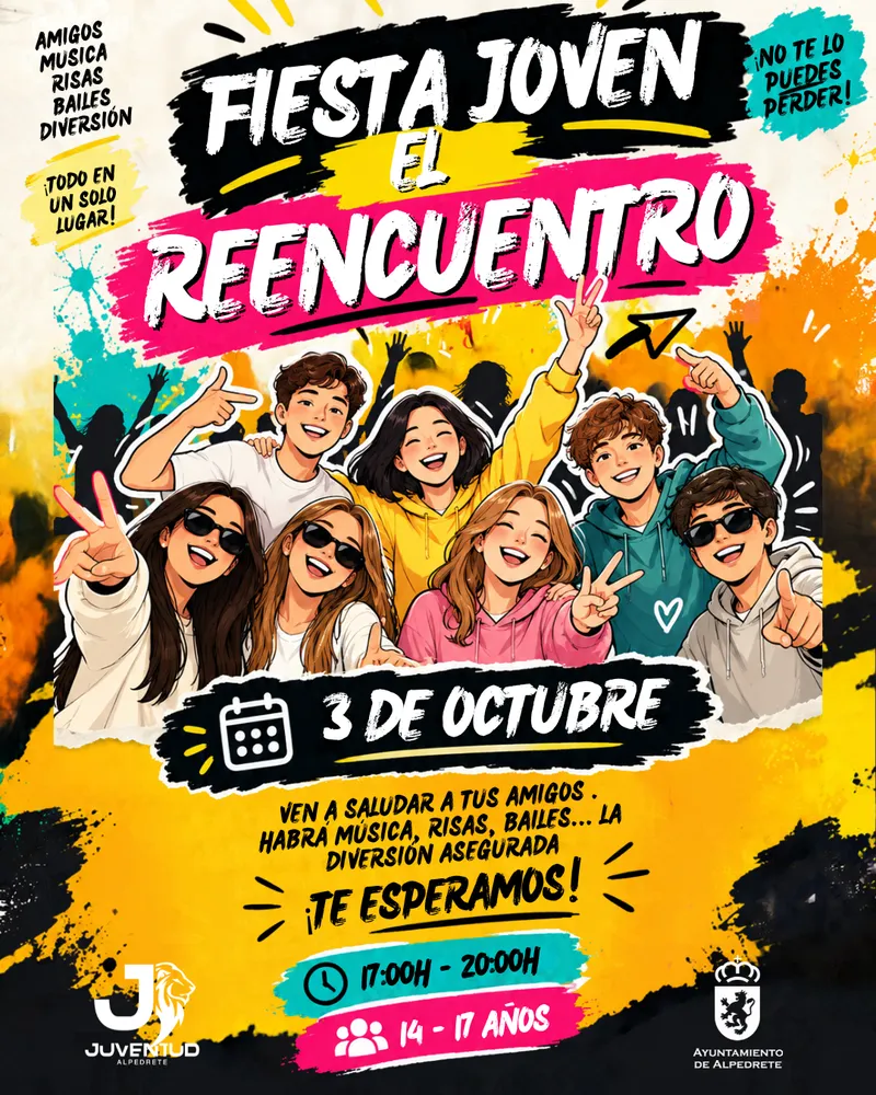 Alpedrete celebra la Fiesta Joven «El Reencuentro» para dar la bienvenida al curso