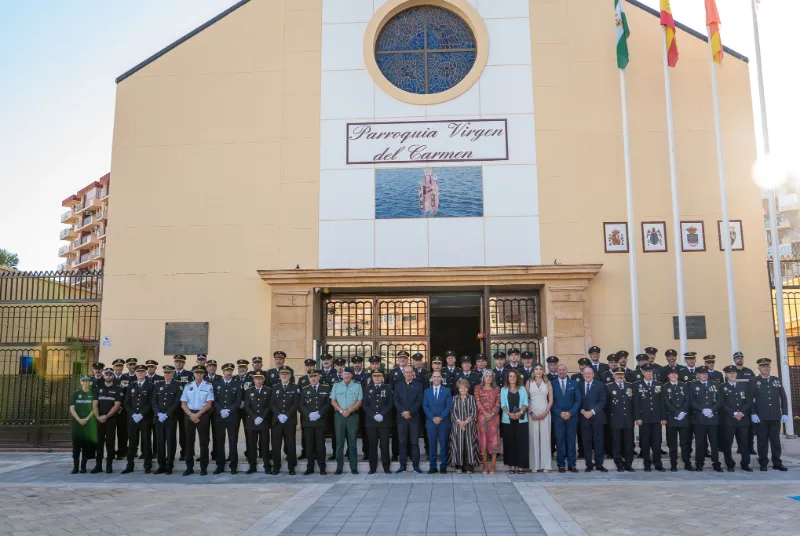 La Policía Local de Benalmádena celebra su patrón con honores y distinciones