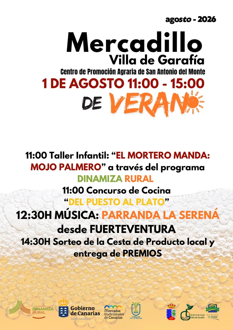 Garafía celebra su mercadillo mensual con actividades y productos locales