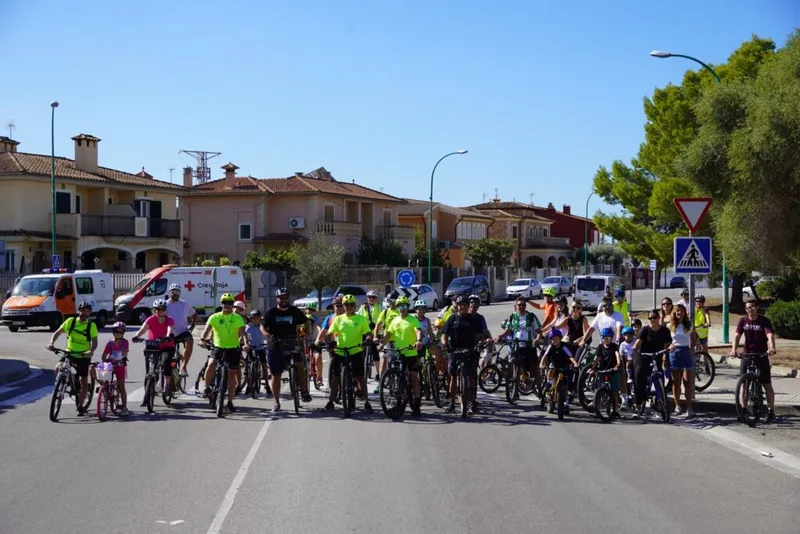 Marratxí concluye la Semana de la Movilidad con una ruta ciclista familiar