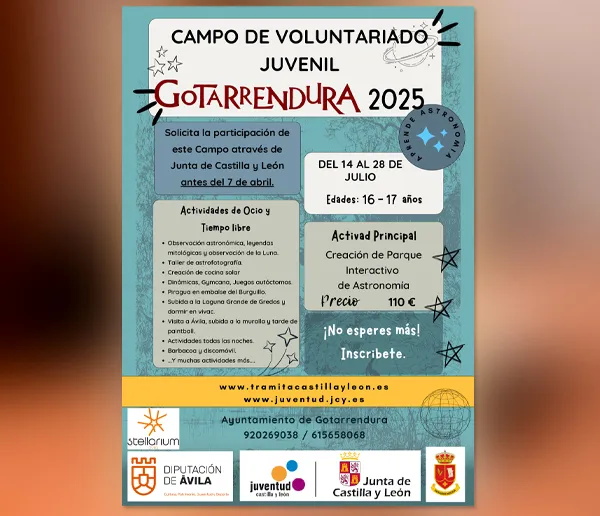 Gotarrendura abre inscripciones para su campo de voluntariado juvenil en julio