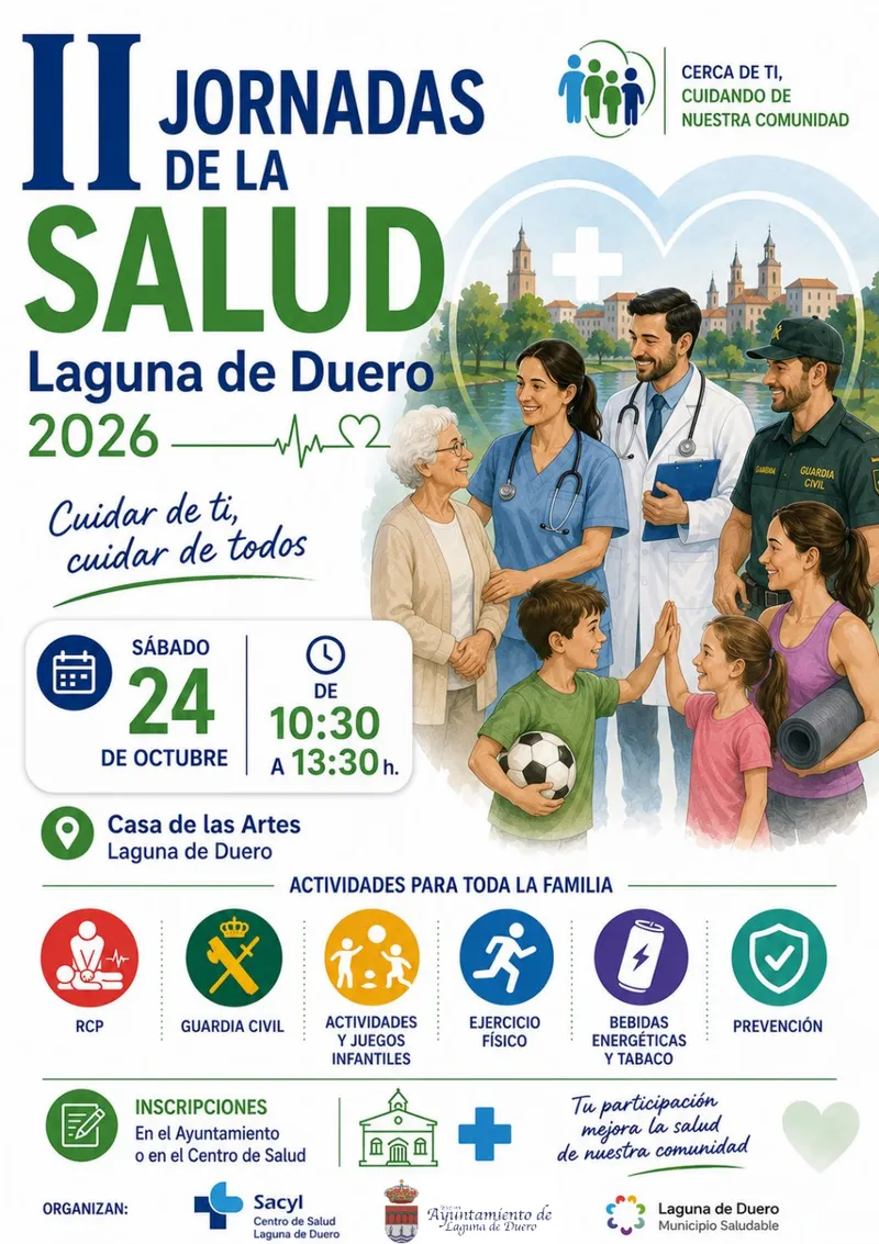 Laguna de Duero celebra su Jornada de la Salud con talleres gratuitos y actividades infantiles