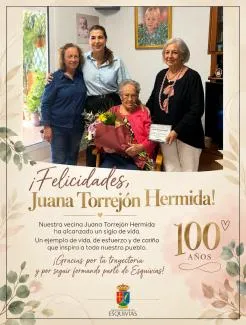 Esquivias celebra el centenario de Juana Torrejón con un emotivo homenaje