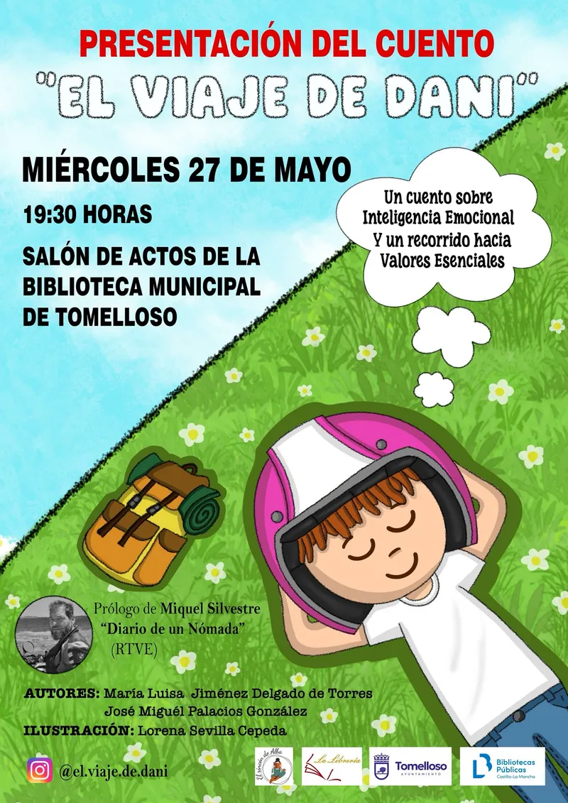 Presentación del cuento infantil "El viaje de Dani" en la Biblioteca Municipal de Tomelloso