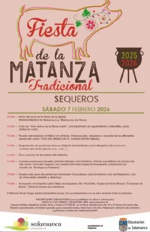 Sequeros celebra su tradicional matanza el 7 de febrero con entradas a 10 euros