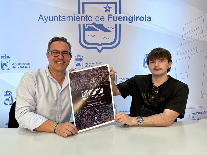 Fuengirola acoge la exposición 'Open your mind' del joven artista Wolfgang Durán
