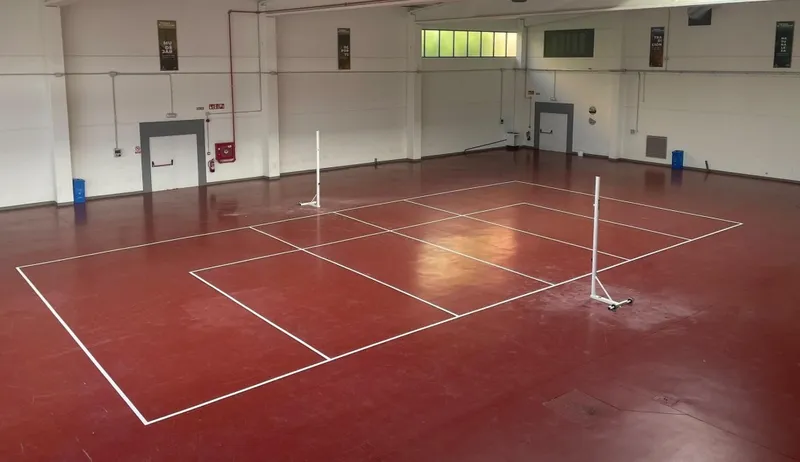 Calatayud estrena una nueva pista de voleibol en el Recinto Ferial