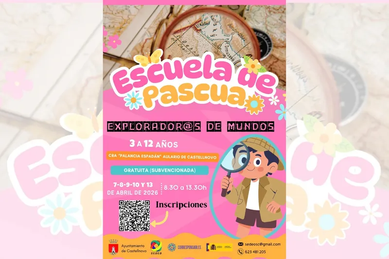 Castellnovo lanza la Escuela de Pascua gratuita para niños de 3 a 12 años