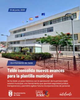 Telde aprueba la tabla salarial municipal y mejora la jornada de verano de la Policía Local