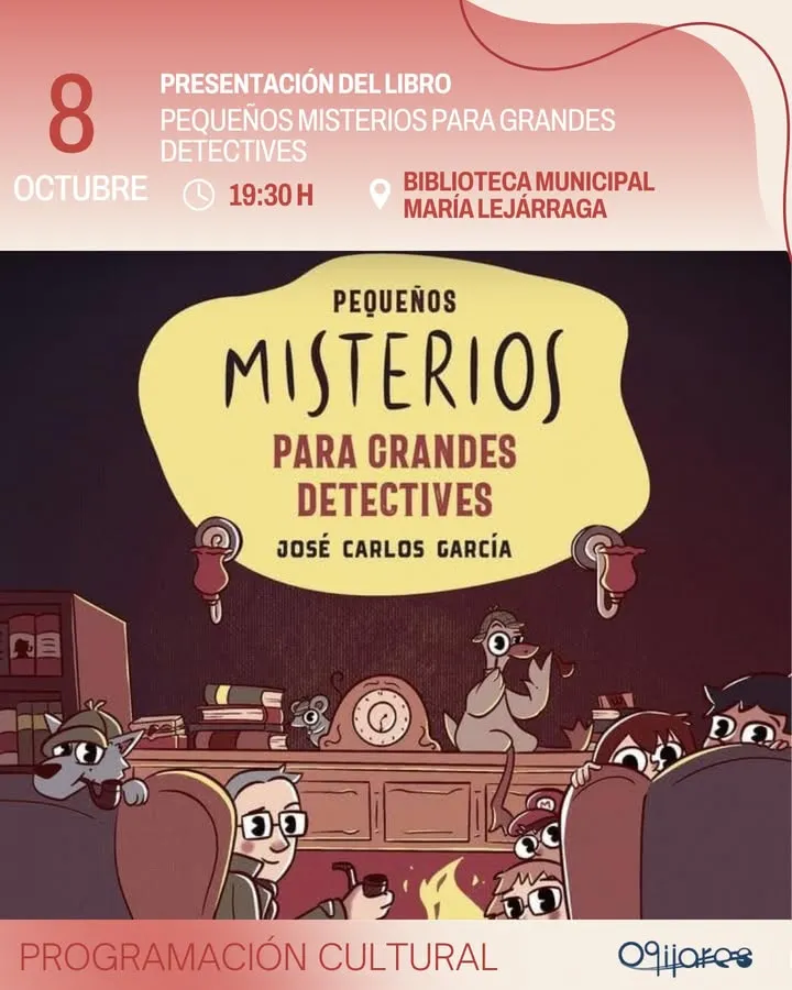 José Carlos García presenta su libro 'Pequeños misterios para grandes detectives' en Ogíjares