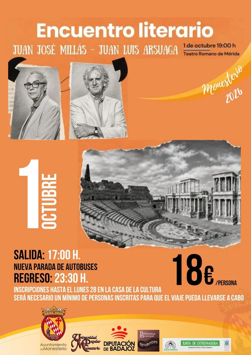Mérida acoge un encuentro literario el 1 de octubre