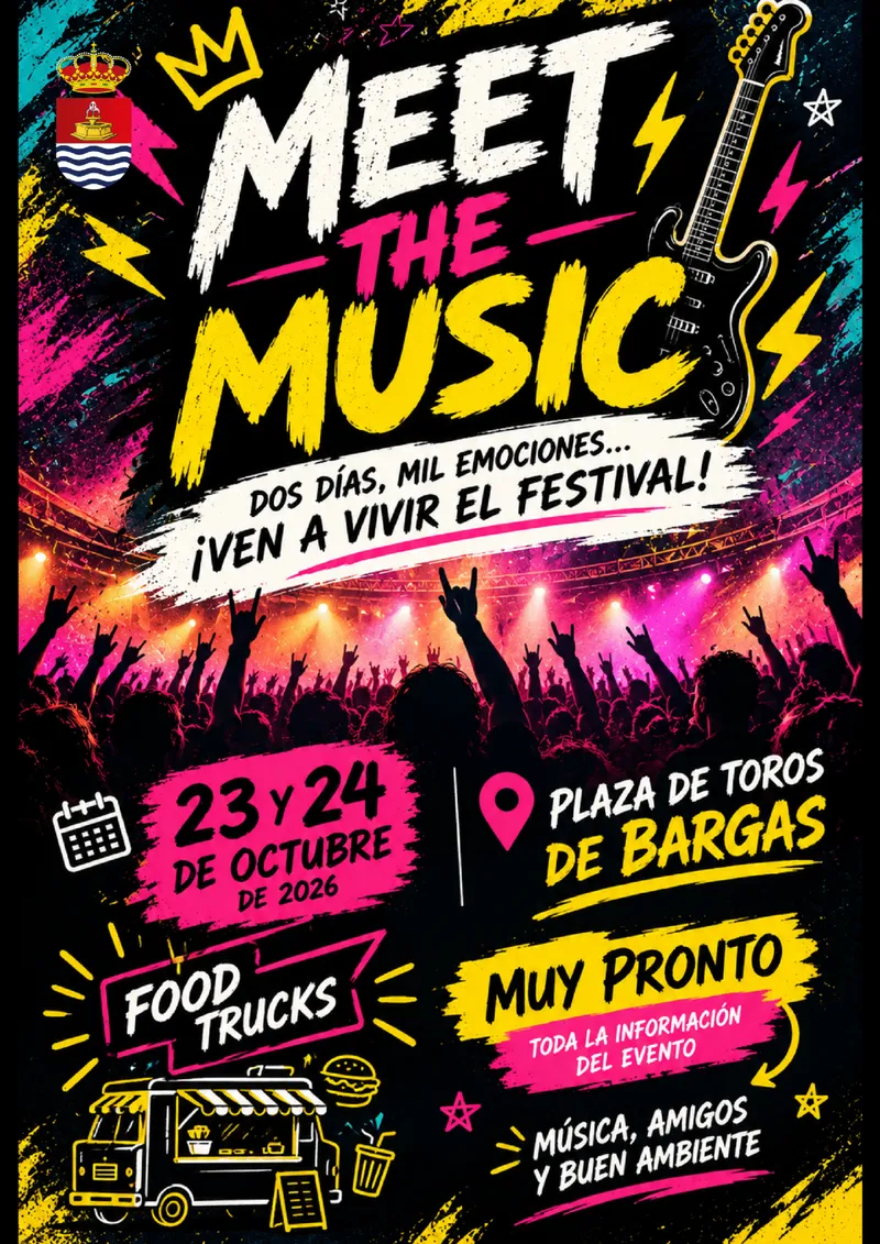 Bargas se prepara para el festival de rock «Meet the Music» el 23 y 24 de octubre
