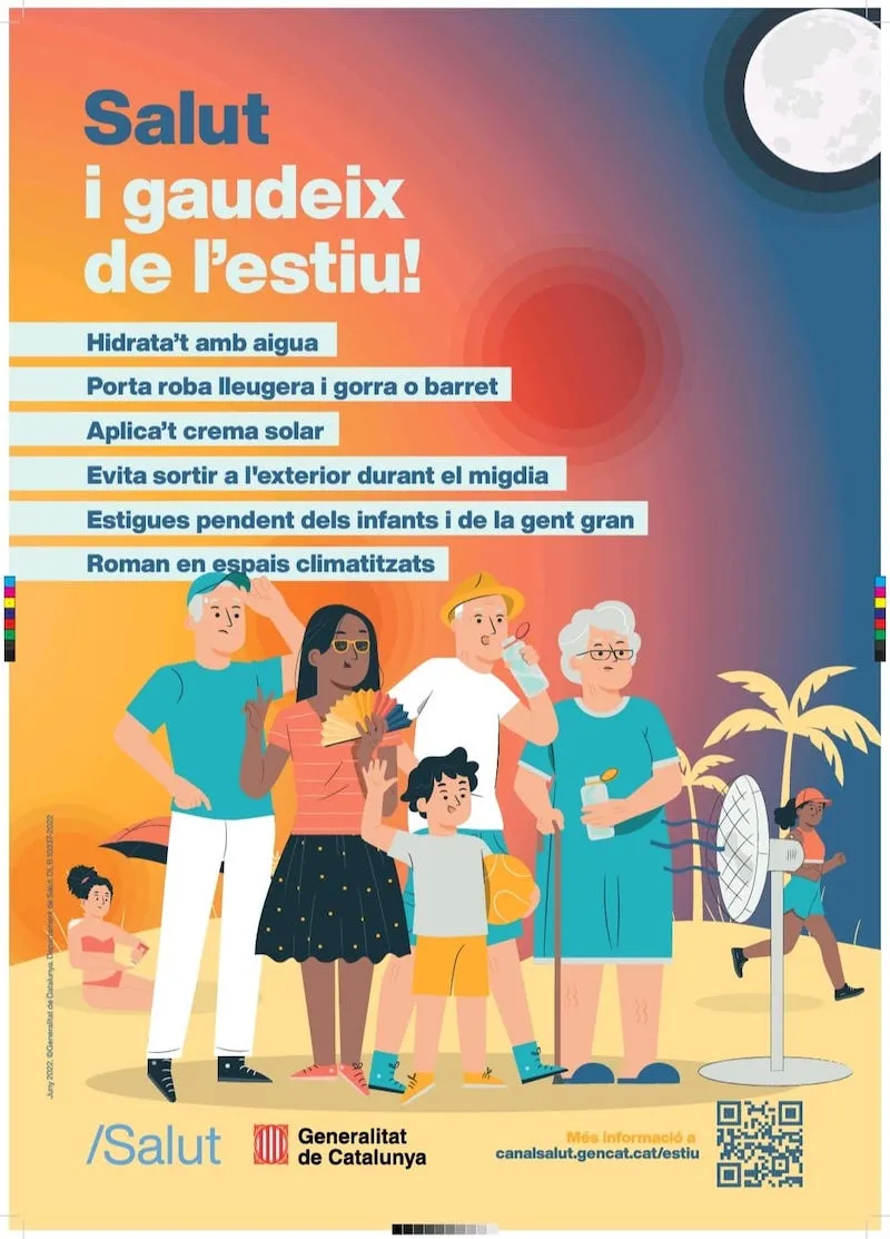 Canyelles emite recomendaciones ante la previsión de altas temperaturas