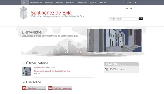 Santibáñez de Ecla estrena su portal municipal para informar a los ciudadanos