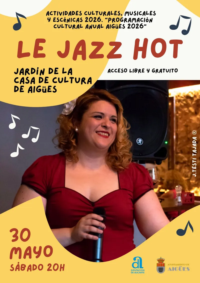 El jazz inunda el Jardín de la Casa de Cultura de Aigües este jueves