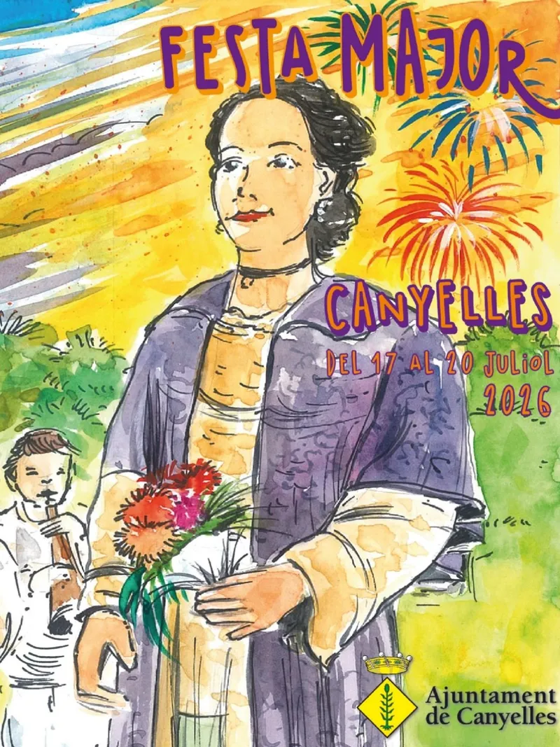 Canyelles celebra su Festa Major con conciertos, correfoc y el 30 aniversario de sus Gegants