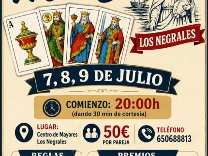 Alpedrete celebra el III Torneo de Mus en honor a las Fiestas del Carmen