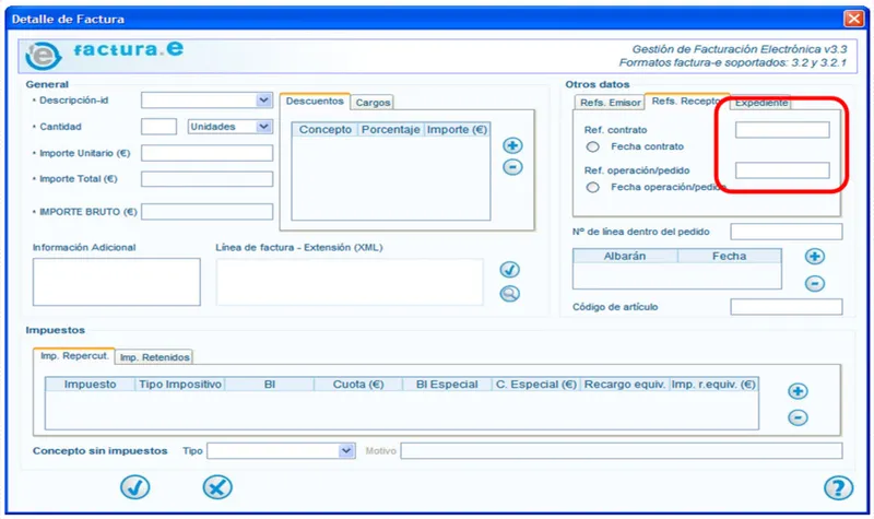 Instrucción sobre cuentas bancarias en facturas electrónicas registradas