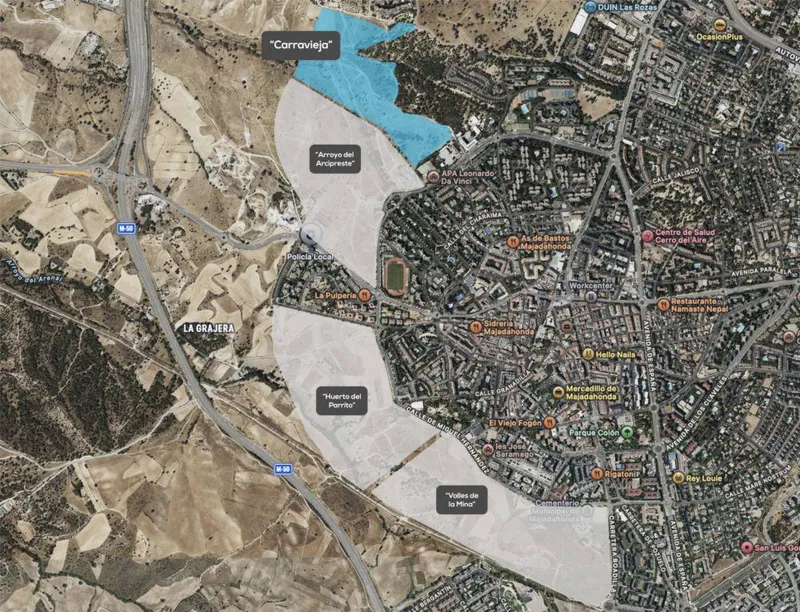 Majadahonda aprueba la construcción de 400 viviendas en La Carravieja, el 65% protegidas