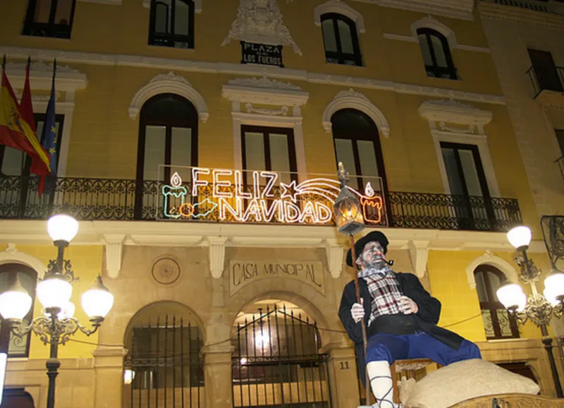 Falces se prepara para la llegada de Olentzero el 24 de diciembre
