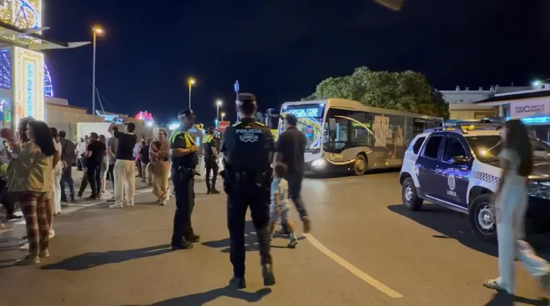 La Policía Local de Lorca cierra con éxito el dispositivo de Feria con cinco detenidos